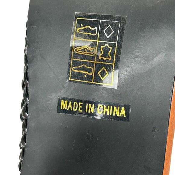 Anthropologie x Intentionally Blank Black Roll Woven Heeled Mules 8 - Picture 9 of 9